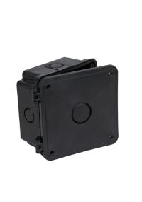 GUVENLİK KAMERASI BUATI 45X110b ,  110X110x50 Menteşeli Buat siyah Kamera Montaj Kutusu tabanlık - 1